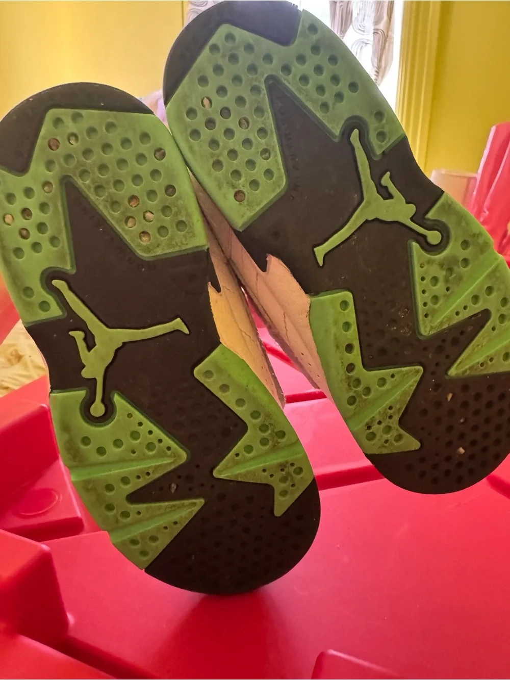 Nike Air Jordan MVP Toddler Shoes Size 9C White Green Black